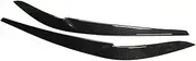 mknvu Headlight Eyebrow Trim Sticker,Fit For, G05 X5 2018-2022 F95 X5M 2019-2022 Carbon Fiber Car Front Head Light Lamp Headlamp Cover Eyelid Headlight Eyebrow Strips