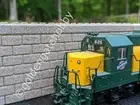 HO Scale Concrete 24x48" Block Flexible Retaining Wall, Modular, In Stock!