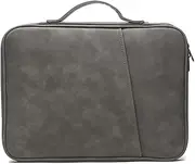 Universal Laptop Sleeve Case Handbag Zipper Closure Computer Scratch Proof Carrying Bag Shockproof for Laptops Tablet, Gray, 10.8-11 inch
