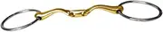Abbraccia Horse Bit Rustproof Wear Resistant Practical Sturdy Multifunction Horse Snaffle for Horse Chewing Training Equipment