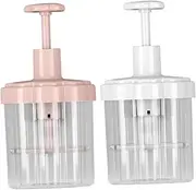 COSMEVIVI 2pcs Bubbler Facial Body Wash Face Wash Bubble Machine Body Lotion Face Bubble Foamer Trip Wash Foaming Maker Shampoo Foaming Device Foam Bottle Pump Pp