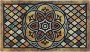CHICHIC Door Mat Welcome Mat 18 x 30 Inch Front Door Mat Outdoors for Home Entrance Outdoors Mat for Outside Entry Way Doormat Entry Rugs, Heavy Duty Non Slip Rubber Back Low Profile, Petal 2