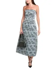 GANNI Jacquard Corsage Dress