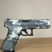 Pistol Skin Heavy Duty Vinyl Gun Wrap with Matte Finish Waterproof NonReflective