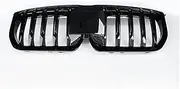 Front Bumper Grille Hood Tuning Racing Grill Compatible for BMW X1 U11 U12 xDrive18d 28i 23d M Sport 2022 2023 2024 ABS Grills Glossy Black