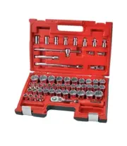 NEW Sidchrome 55 Piece 1/2” Drive Met/AF Socket Set