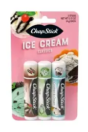 CHAPSTICK -DISCONTINUED & LIMITED EDITION ICE CREAM ADDITION