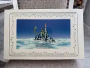 NEW - Retired Walt Disney World Rectangle Display Plate with Stand & Orig Box