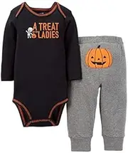[Carter's] 2pc Halloween Set A Treat for The Ladies Baby Boys