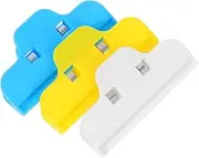 PartyKindom 3pcs Multi Use Secure Clips for DIY Crafts for Cross Stitch and Art Projects Lightweight and Durable Fixing Holders