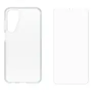 OtterBox React Case with Otter Glass Samsung Galaxy A16 5G (6.7') - Clear (78-81479),DROP+ Military Standard Case,Wireless Charging, 7 Years Warranty 78-81479
