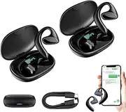 Talkbuds Translator, Talk Buds Translator, 144 Languages Translator Earbuds Real Time, Two Way Wireless Bluetooth Earbuds, for Travel, Business, Learning, Giftwares (Black*2pcs)