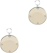 Baluue 2pcs Pure Copper Mirror Convex Bagua Mirror Garden Bagua Mirror Over The Door Mirror Astetic Room Decor Home Bronze Mirror Copper Bagua Mirror Brass Office Lucky Convex Mirror