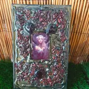 Handmade Crystal Journal -Diary-Notebook with Red Tiger Eye