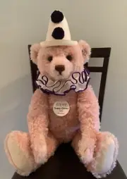 Steiff - Pink Mohair Teddy Clown Replica 1926 - Limited to 1500