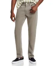 Frame L'Homme Slim Brushed Twill Pants in Dusty Grey