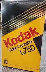 Kodak Beta B Tape L-750 New Sealed Recording VCR Archive Copy Picture Quality