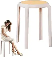 Dining Stool | Classroom Nesting Stool | Backless Stackable Stools for Dining Seating Round Seating for Classroom Home Dining Room