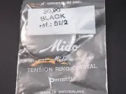 Black Tension Ring Ref#51/2 Permafit Waterprf Mido 30.90mm Vintage Watch Crystal