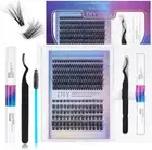 MAGEFY Lash Extension Kit 222Pcs Individual Eyelash Extension Kit DIY Eyelash...
