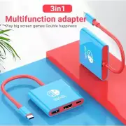 Nintendo Switch 3in1 Portable 4K HDMI Dock Station USB3.0 USB-C Hub PD Adapter