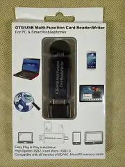 Micro USB OTG to USB 2.0 SD Card Adapter, Micro SD Card Reader - New J2