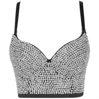 在飛比找ETMall東森購物網優惠-Nail beaded bra lady fashion s