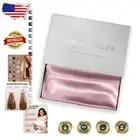 Luxurious King Size Mulberry Silk Pillowcase - Light Pink with Zipper Closure