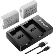 Artman LP-E8 Battery and Rapid Dual USB Charger kit for Fully Compatible with Canon EOS Rebel T3i T2i T4i T5i, EOS 600D 550D 650D 700D, Kiss X4 X5 X6 X7, LC-E8E Digital Cameras (2-Pack 1800mAh)