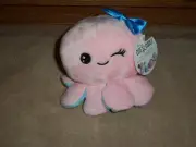 NEW, CUTE & CUDDLY 6" PINK & BLUE OCTOPUS PLUSH