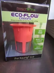 Perfect Pod Eco-Flow Carafe Refillable Capsule Keurig 2.0 Compatible BPA FREE