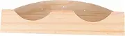 CORHAD Wooden Rabbit Feeder Bowl Rack Manger for Guinea Pig Easy to Install Food Dispenser Removable Design Reduces Hay Waste Keeps Cage Clean and Cozy Living Environment