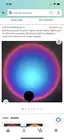Sunset Projector Lamp USB 180° Rotation LED Night Light Projection Home Decor