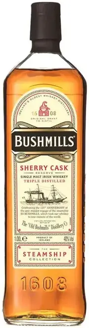 Bushmills Steamship Collection Sherry Cask Irish Whiskey 1L
