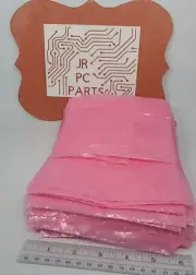 LOT 200 6 X 8 ANTI STATIC PINK POLY BAGS Free SHIPPING HARD DRIVES MEMORY DDR