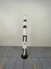 1/400 Scale NASA Saturn V Rocket Model 3D Build Resin Model