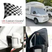 PEUGEOT BOXER THERMAL SCREEN WRAPS DELUXE MOTORHOME (ALL YEARS) GREY/SILVER