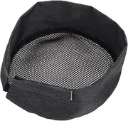 [Generic] Comfortable Unisex Chef Hat with Breathable Mesh Top Durable Skull Cap for Hotel Kitchens and Food Service Easy to Clean Cooking Cap for Sushi Chefs and Culinary Professionals Grey