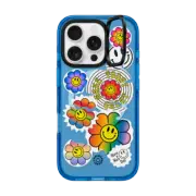 iPhone 16 Pro Impact Ring Stand Case MagSafe Compatible Smile Sticker Bomb By Nathan Bennett