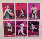 2024 Topps Stadium Club PINK FOIL Team Set Oakland A's McGwire Canseco Reggie