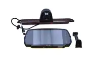 Wireless Mercedes Sprinter Brake Light LED Reverse Camera+7" Stalk Monitor Kit