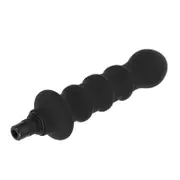 Spiral Massage Gun Attachment 0.47?0.51in Accessory Silicone Massage Gun Head Black