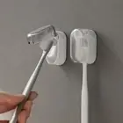 Hanging Storage Toothbrush Holder Self Adhesive Hanging Shelf Home