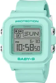 CASIO BABY-G BGD-10-3JF Green Quartz Stopwatch Digital Women Watch New