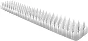20 Pack Bird Spikes, Plastic Bird Deterrent Spikes, Bird Nest Preventer, Keep Cats/Dogs Away Plastic Mats with Spikes, Keep Birds Away and Keep Birds from Building Nest