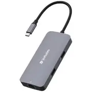Verbatim 5-Port USB-C Hub Grey