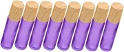 FOYTOKI 8Pcs Portable Roller Bottles Multi Function Delicate Aroma Bottles for Essential Oils Perfumes Travel Friendly Design Compact Leak Capacity