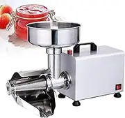 Electric Tomato Strainer Machine Commercial Stainless Steel Food Milling Press and Strainer Machine,Food Strainer and Sauce Maker, Fruit Press Squeezer