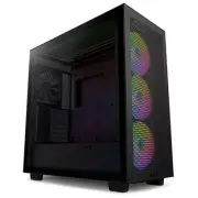 NZXT H7 Flow RGB Black PC Computer Mid Tower Case ATX CM-H71FB-R1