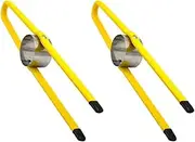 2Pcs Corn Stripper Stainless Steel Cob Corn Peeler Corn Cutter Corn Thresher Slicer Corn Scraper Pitter Kerneler Corn Stripping Tool for Home Kitchen (Yellow, One Size)